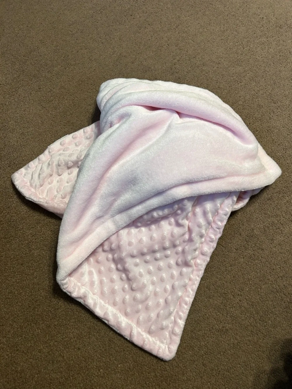 Soft Pink Baby Blanket & Neck Pillow Set - Picture 5 of 5
